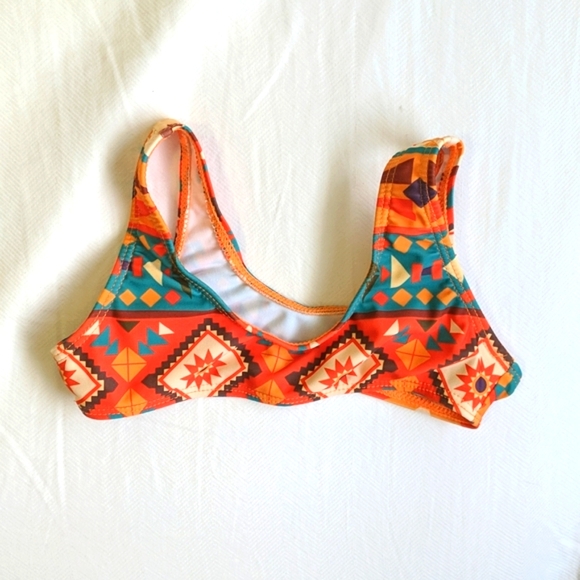 aztec print bikini 2 piece swimsuit 2T toddler girls - Picture 2 of 7